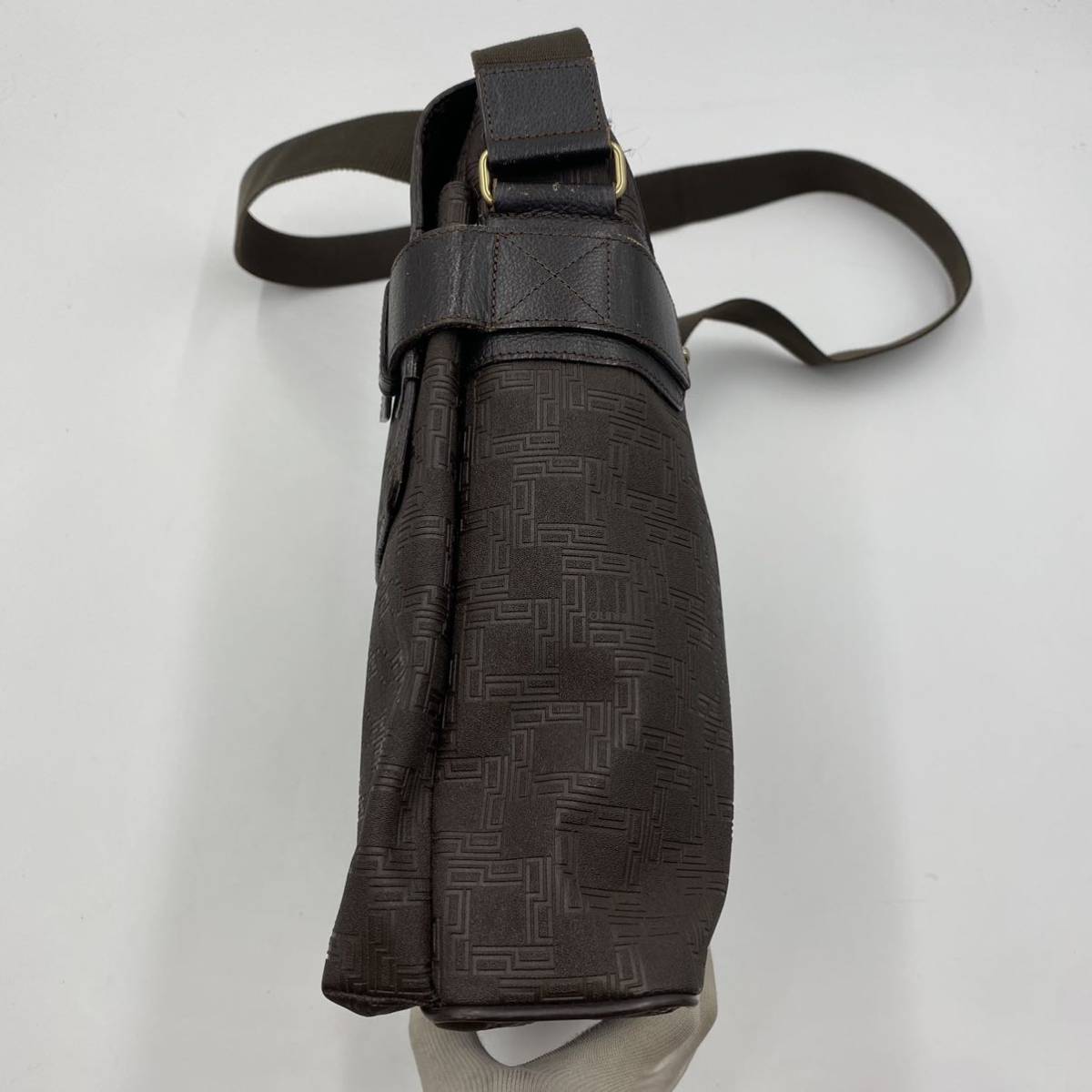 美品 ダンヒル D8 PVC×レザー 2WAYバッグ 保存袋 ギャラ付 正規品 美品 ダンヒル D8 PVC×レザー 2WAYバッグ 保存袋 ギャラ付 正規品 楽天