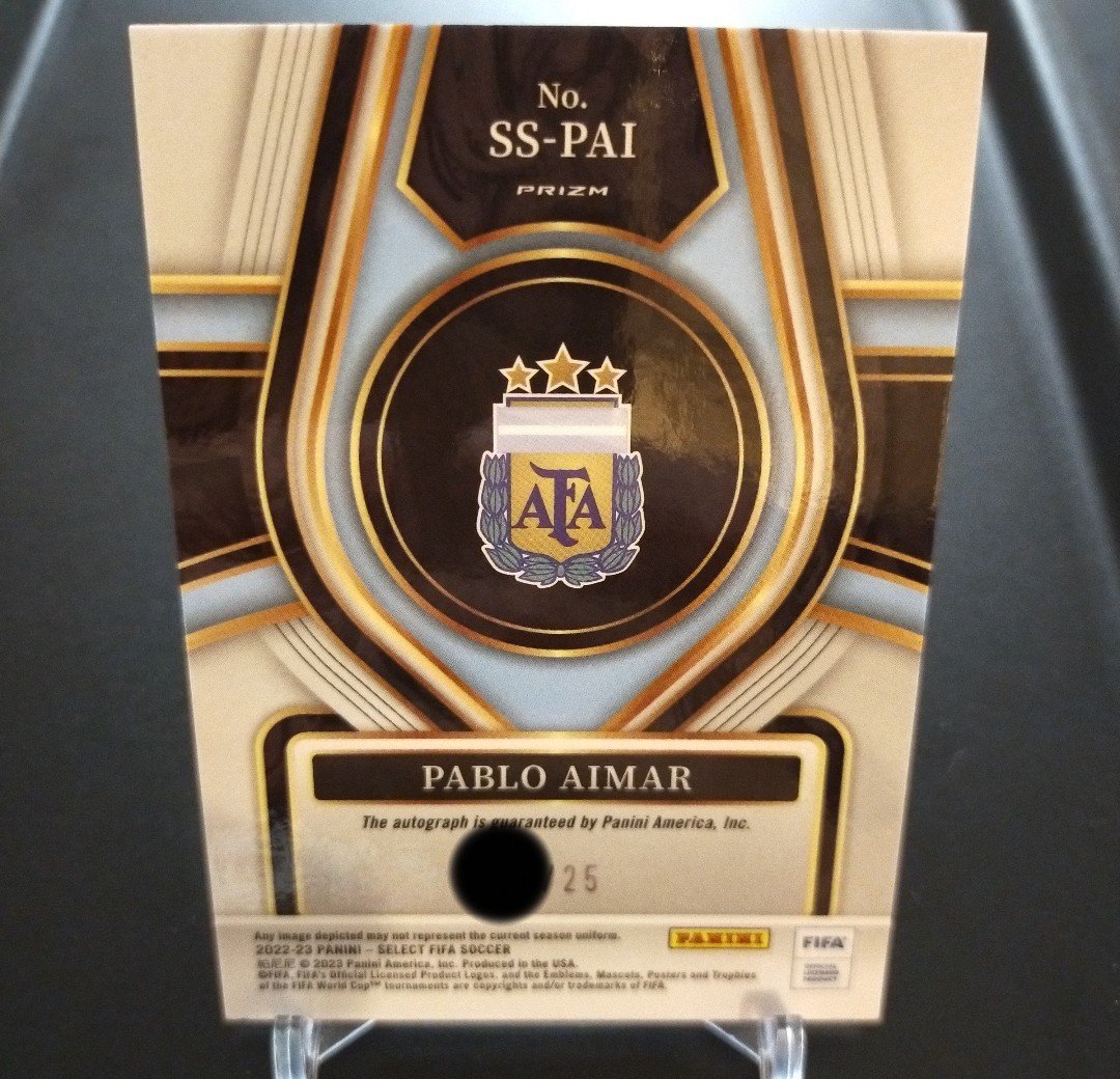 25枚限定 PABLO AIMAR パブロ アイマール 2022-23 Panini SELECT FIFA