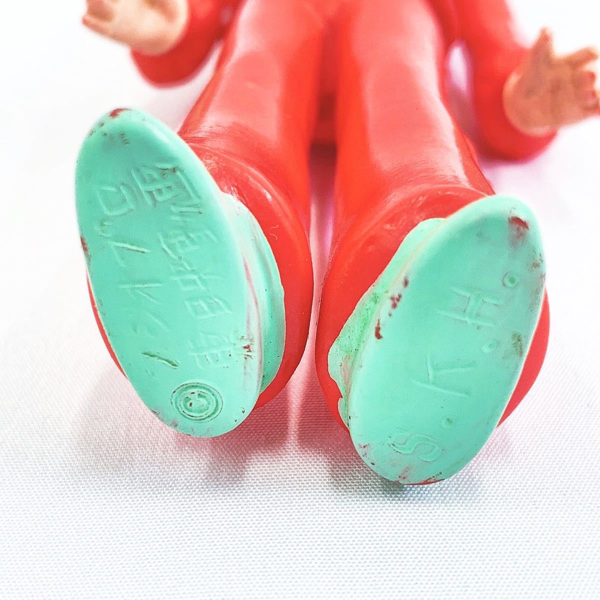 当時物 S.K.H ひみつのアッコちゃん ソフビ人形 高さ約14cm 昭和レトロ 