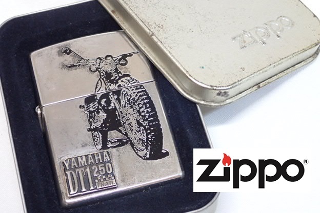 7182[M]ケース付♪未使用◇ZIPPO ジッポー◇YAMAHA/ヤマハ/DT1 250