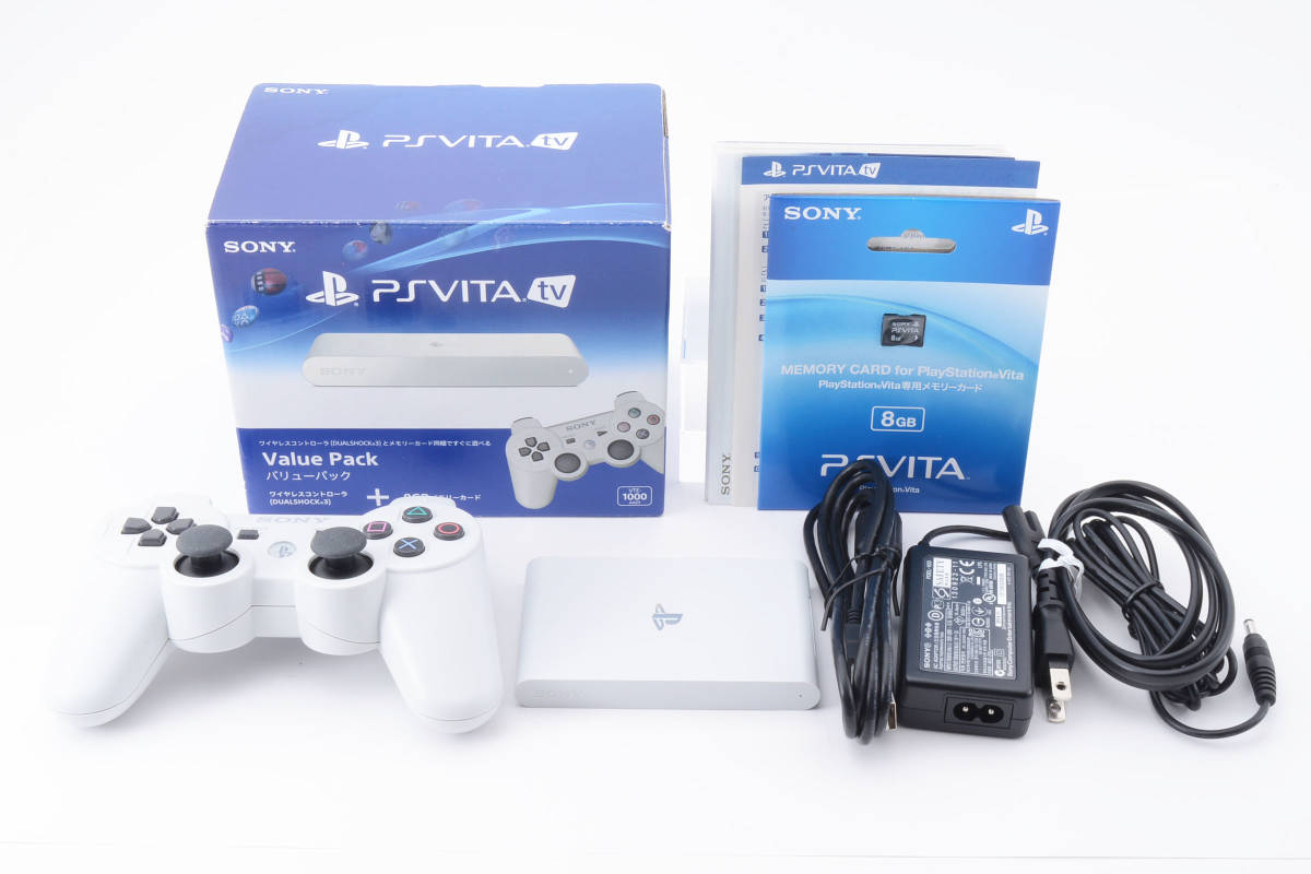 動作確認済 SONY PlayStation Vita TV VTE-1000 AA01 バリューパック 