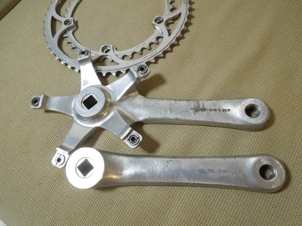 カンパニョーロ campagnolo クランクセット ビンテージ ロード 競輪