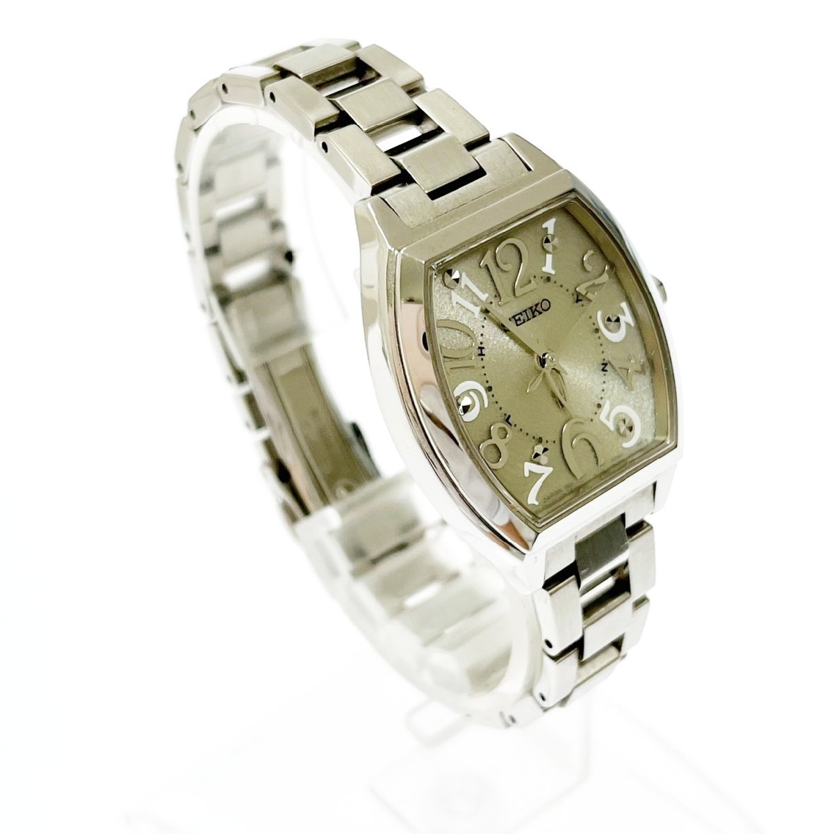 1円スタート】【箱付き】SEIKO セイコー 3B51-0AE0 ルキア SS シルバー