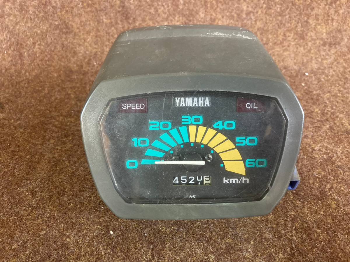 ゆう 60*I3 ヤマハ ペリカンジョグ 27V スピードメーター メーターカバー