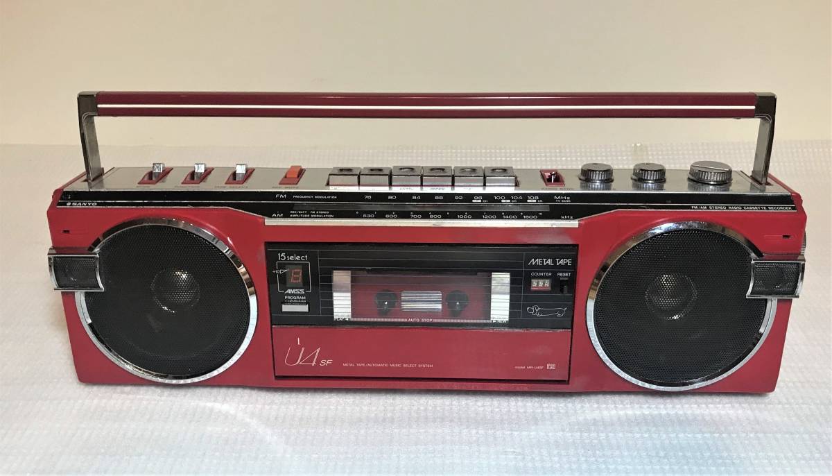 SANYO MR-U4SF サンヨーラジカセ ☆ジャンク☆(ラジカセ)｜売買された