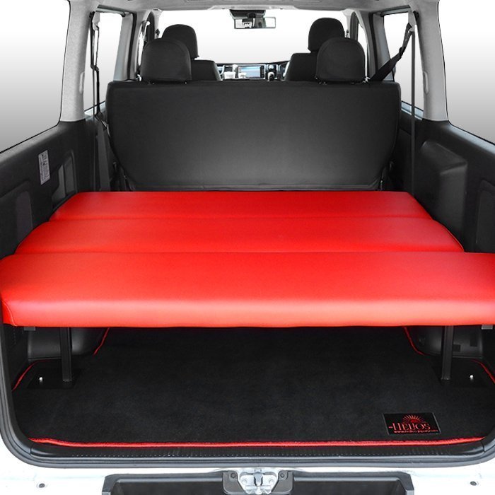  200系 ハイエース 標準 バン リクライニング 機能付き レッド PVC レザー ベッド キット 車中泊 1型 2型 3型 4型 5型 6型 ナロー(トヨタ用)｜売買されたオークション情報、yahooの商品情報をアーカ トヨタ用