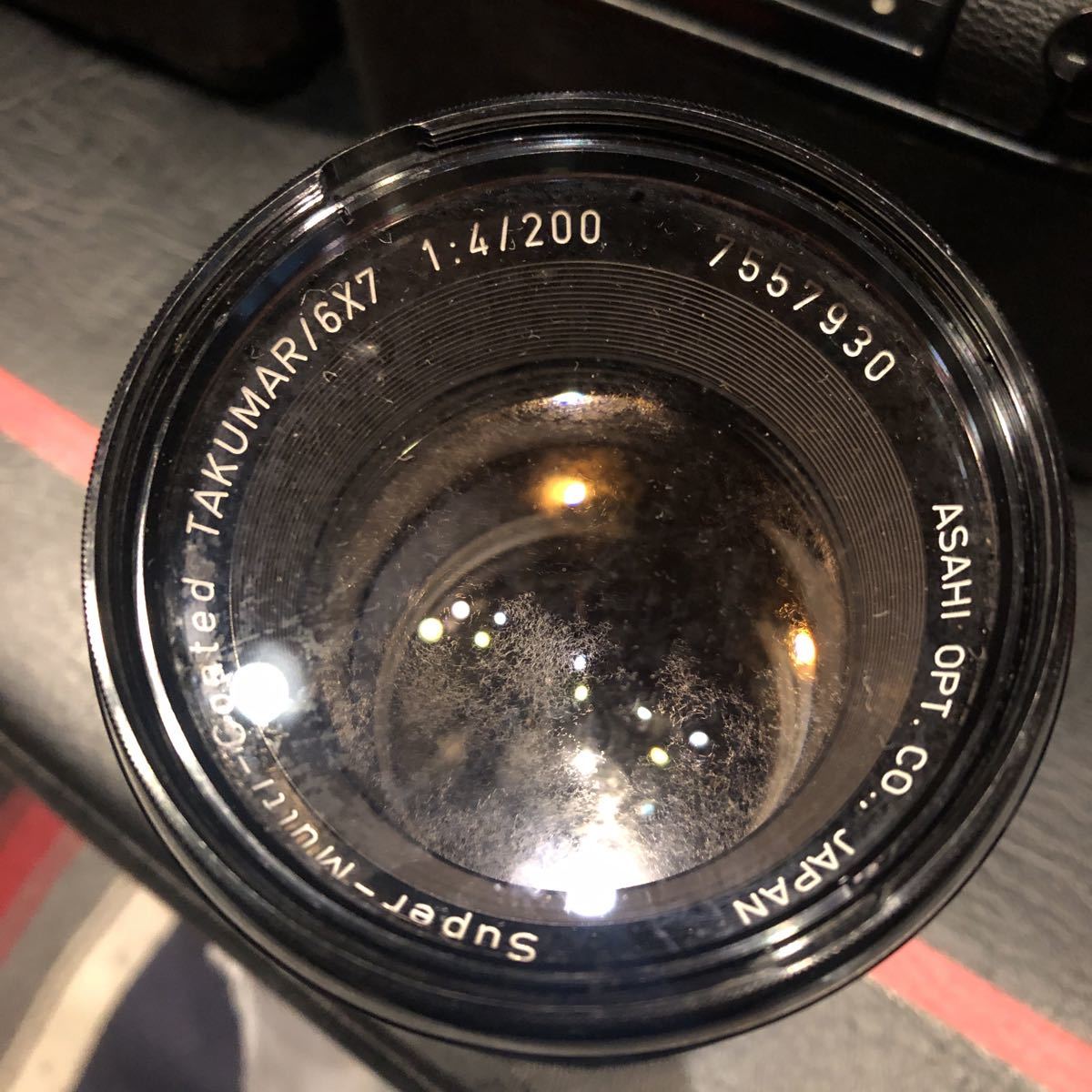 ASAHI PENTAX アサヒ ペンタックス 6×7 TAKUMAR LENS ジャンク品 部品