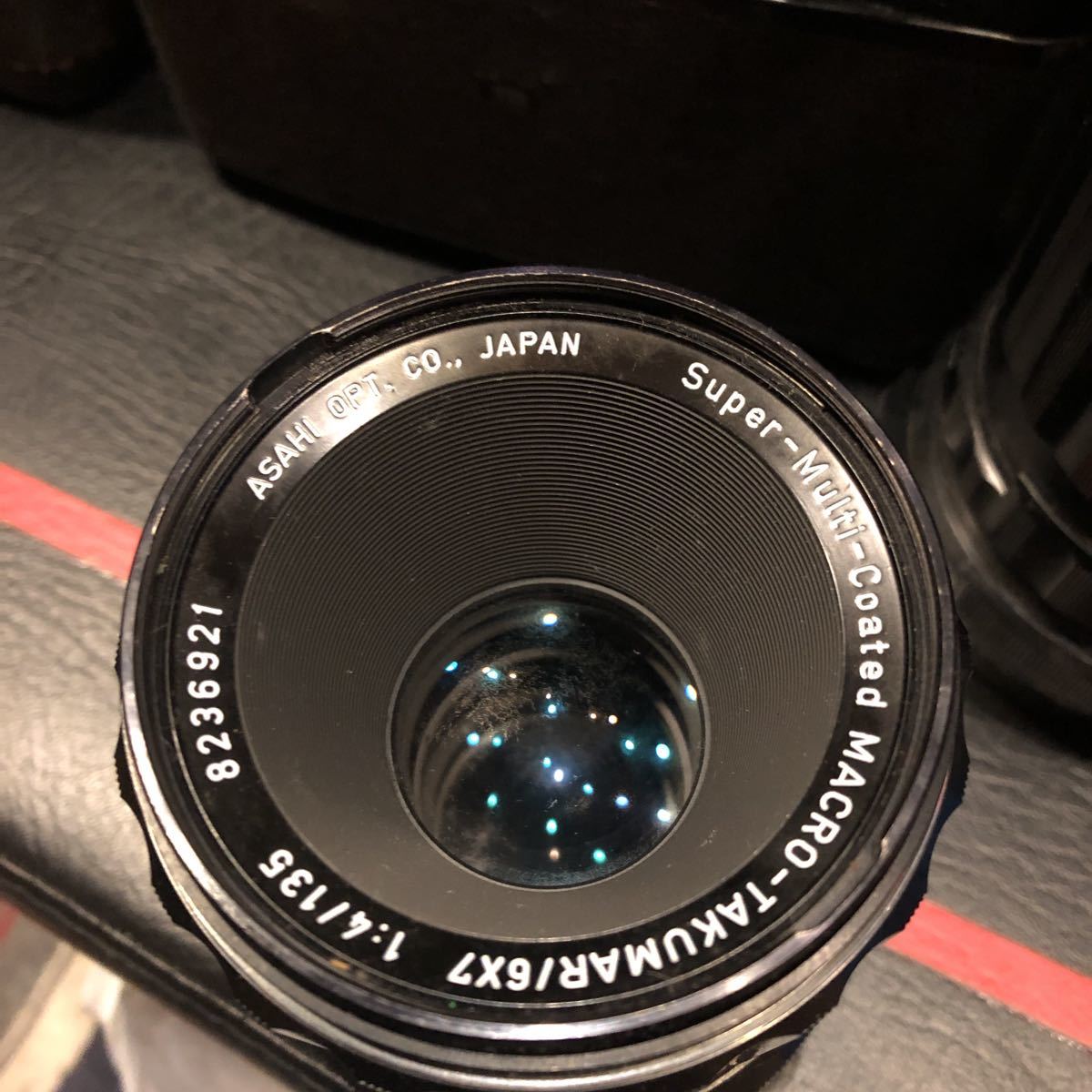 ASAHI PENTAX アサヒ ペンタックス 6×7 TAKUMAR LENS ジャンク品 部品