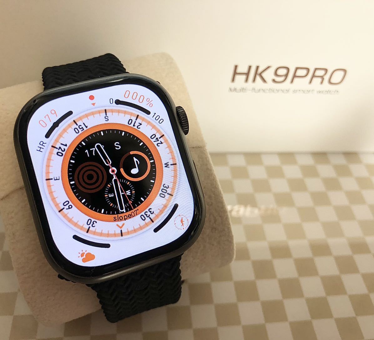 【新作入荷，新品】 HK9 PRO スマートウォッチ 2.02 AMOLED 有機ELディスプレイ 日本語表記 アップルウォッチ 互換品 通話機能 血圧 血糖値(スマートウォッチ本体)｜売買されたオークション情報、yahooの商品情報をア スマートウォッチ本体