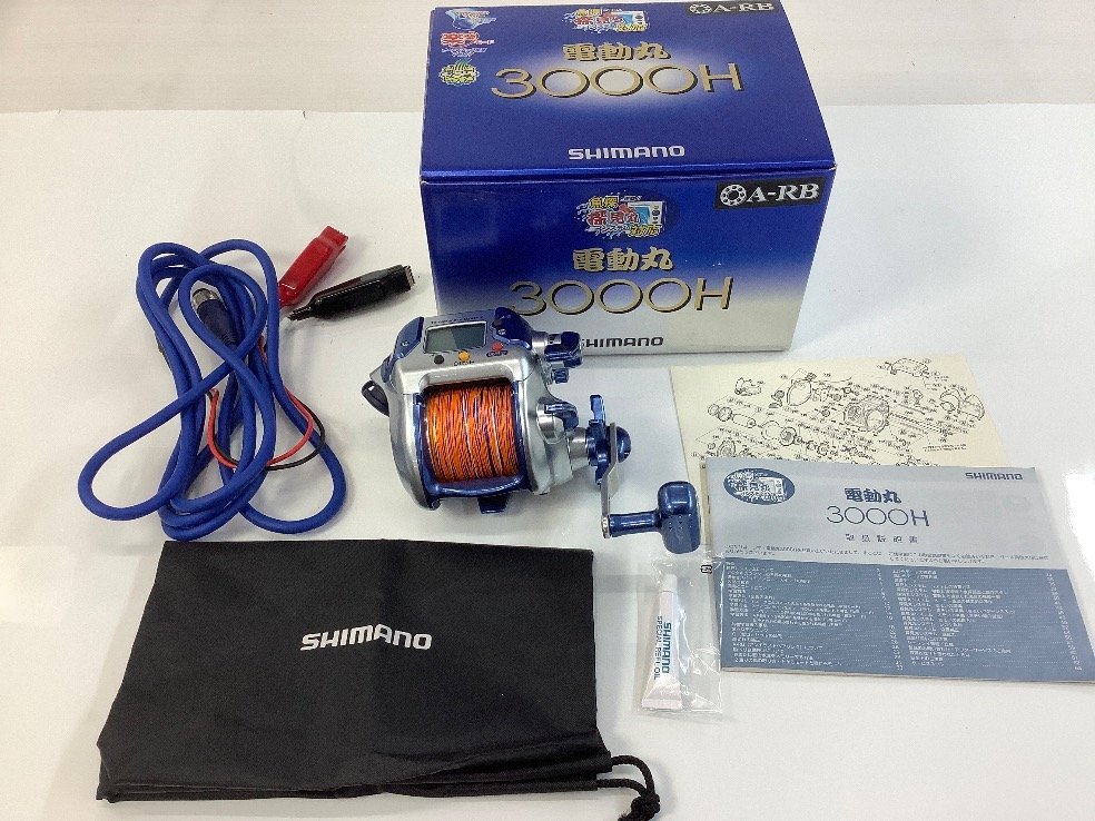 シマノ 電動リール 電動丸 3000H A-RB ボタン/巻取動作確認 実用 シマノ 電動リール 電動丸 3000H A-RB ボタン/巻取動作確認 実用
