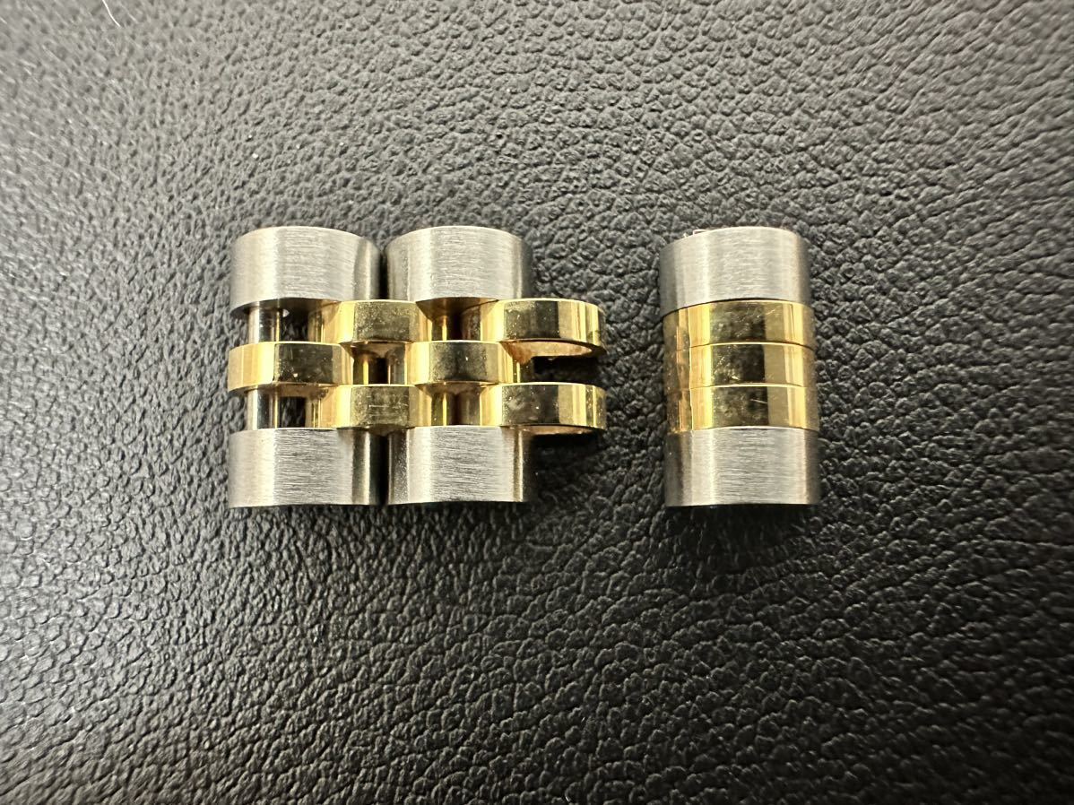 7Z10】 1円スタートROLEX ロレックス コマ 3コマ コンビ 重さ 約3.24g