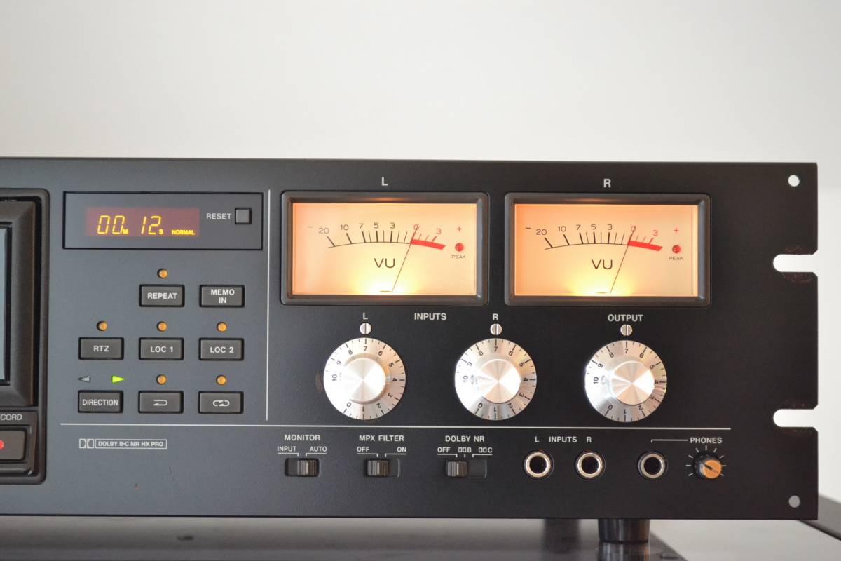 プロ仕様 TASCAM 112（R）MK2 3ヘッド・オートリバース 動作確認済み 
