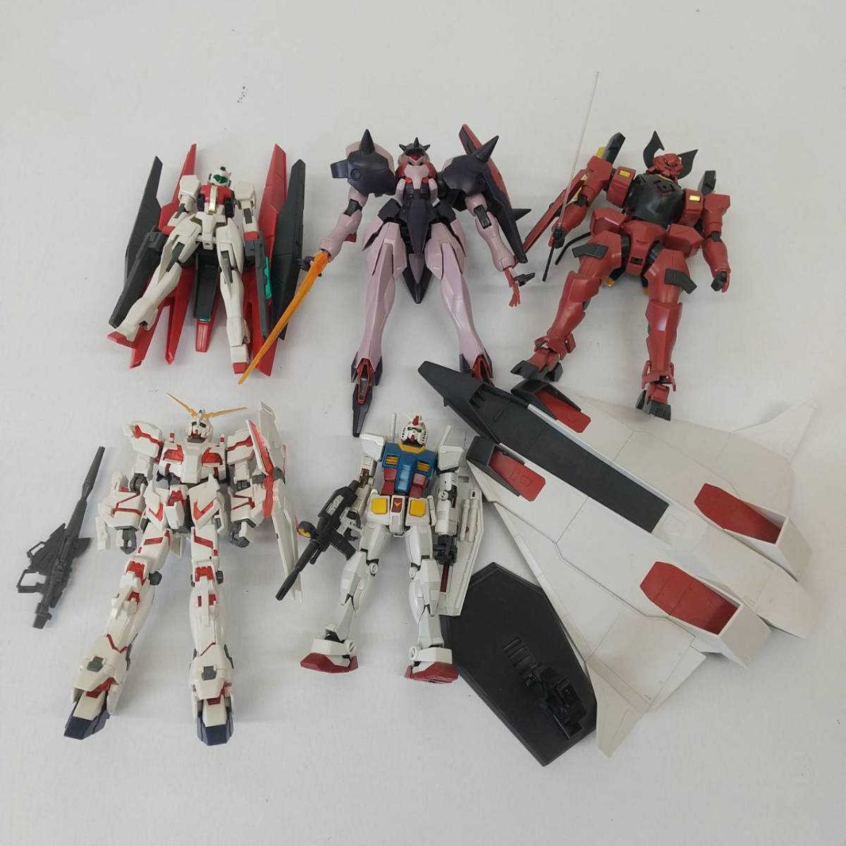 現状品】組立済 ガンプラ まとめ 36体 セット / HG MG RG フル 