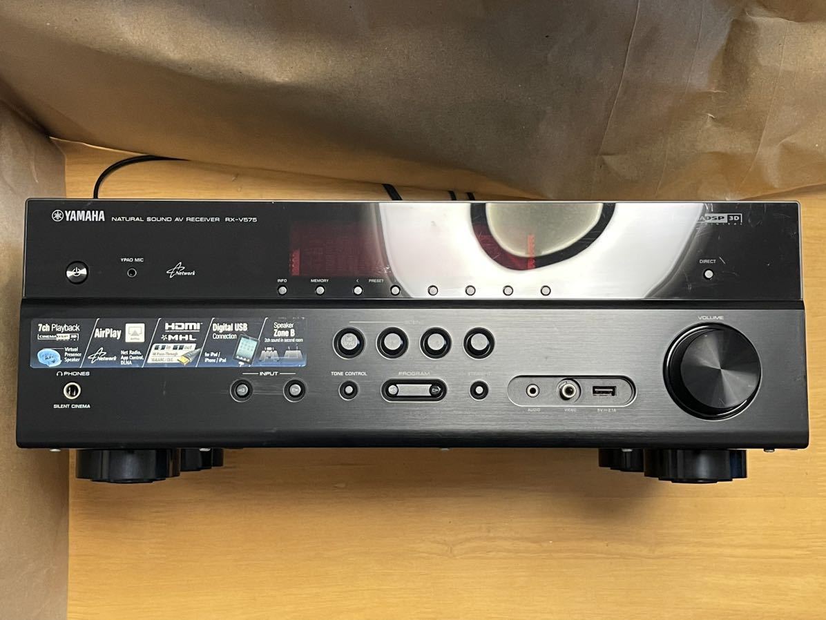 RX-V575 AVレシーバー AirPlay対応 動作確認済み .co YAMAHA ヤマハ AV