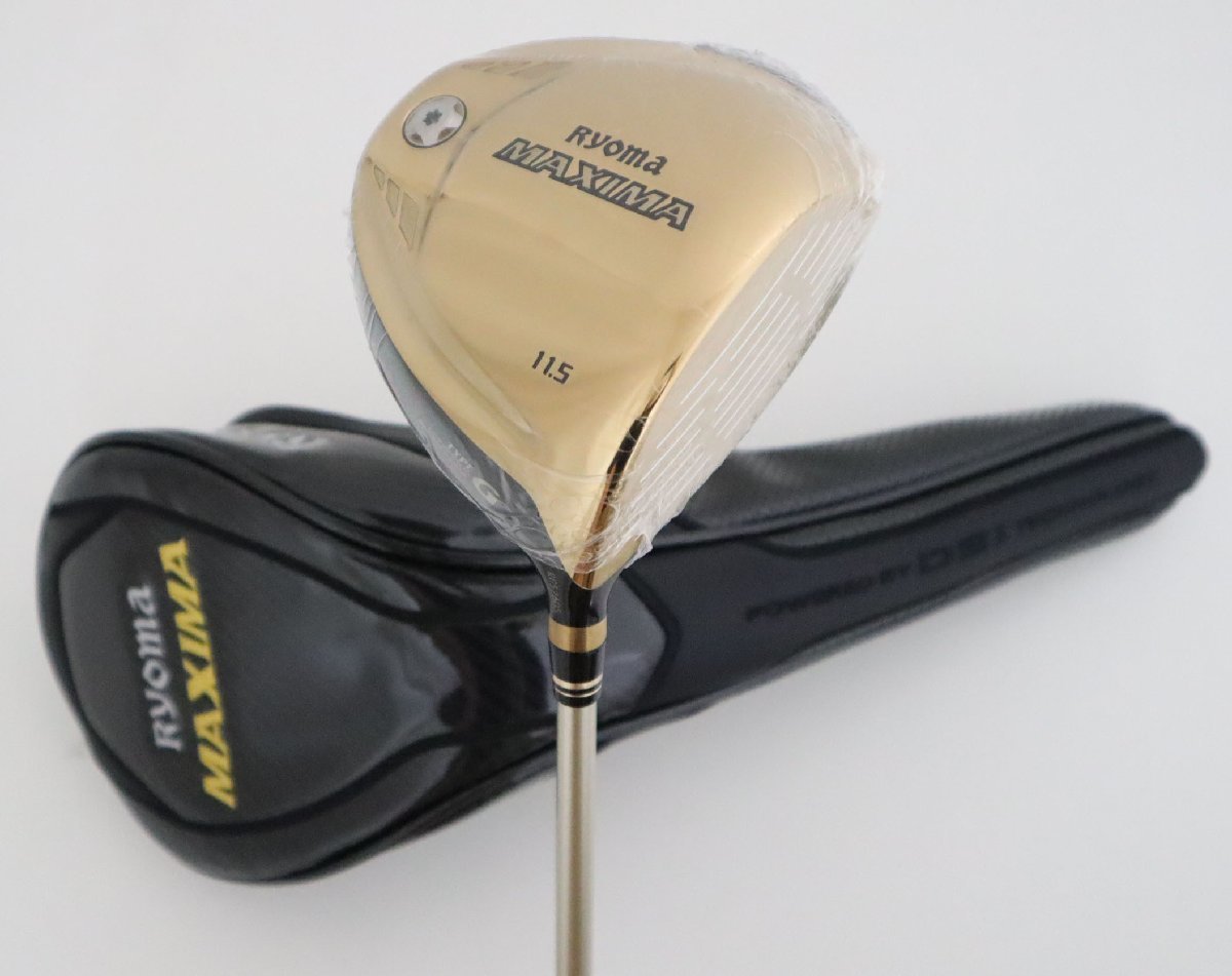 ●1円～！新品！Ryoma★リョーマ　MAXIMA（マキシマ）タイプGドライバー　琥珀GOLD IP　11.5°TOUR AD M2-Gカーボン　R2　(52701
