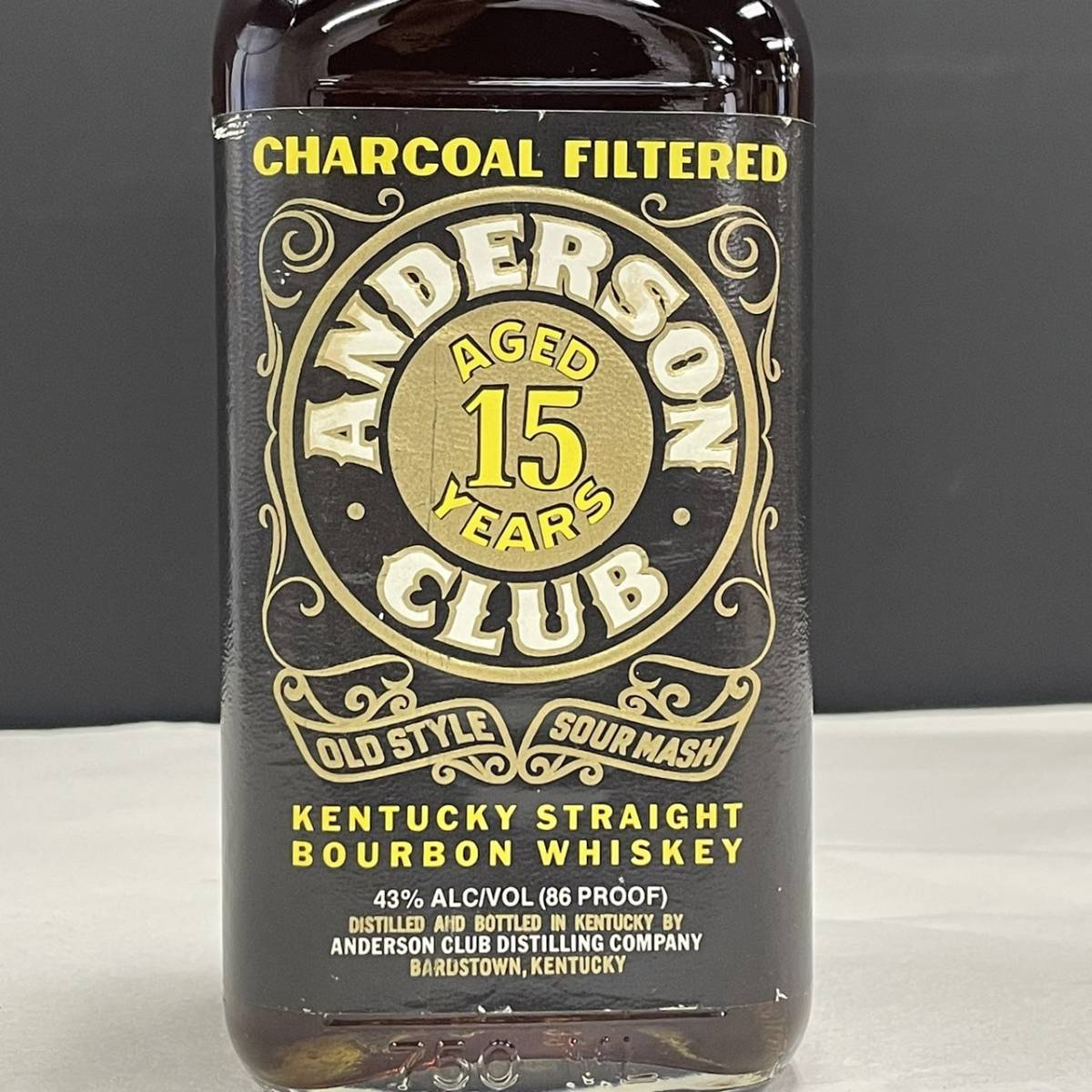 購入者確認商品 アンダーソンクラブ ANDERSON CLUB 15年 バーボン