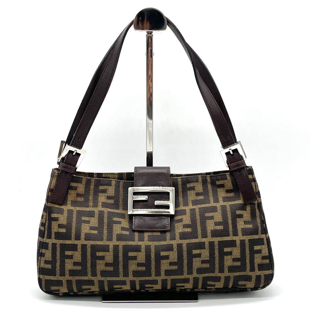 1円 美品 FENDI フェンディ ズッカ柄 ズッカ マンマバケット 1円 1円 美品 FENDI フェンディ ズッカ柄 ズッカ マンマバケット 1円