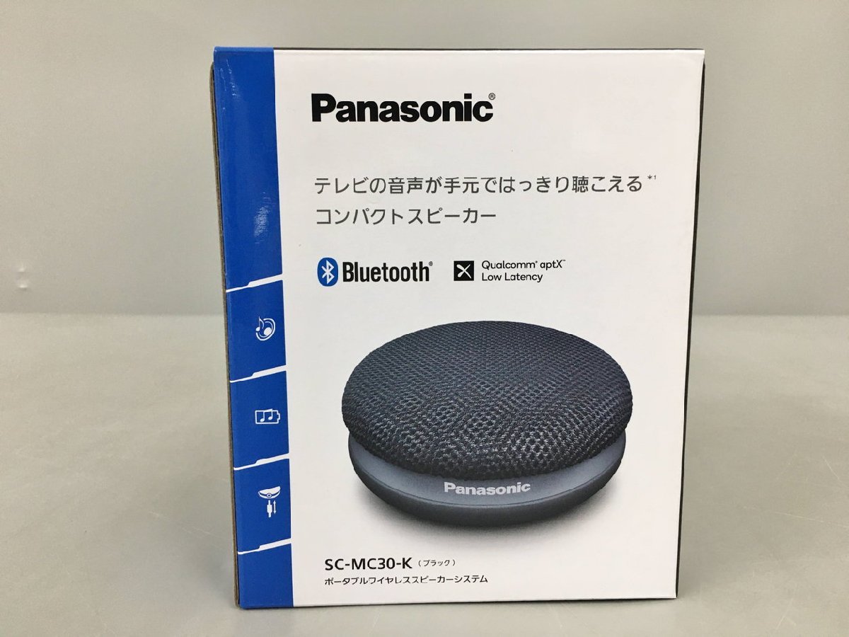 ポータブルワイヤレススピーカーシステム パナソニック Panasonic SC-MC30 ブラック Bluetooth対応 未使用 2307LR198