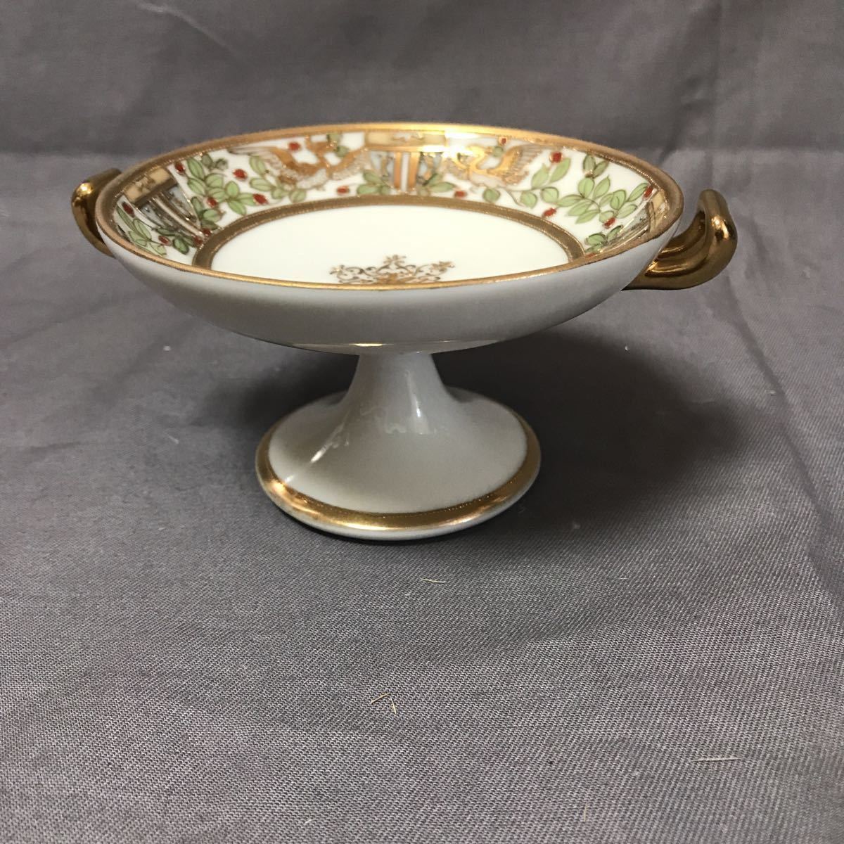 オールドノリタケ コンポート 金彩 | アンティーク GM ANTIQUES 花柄 
