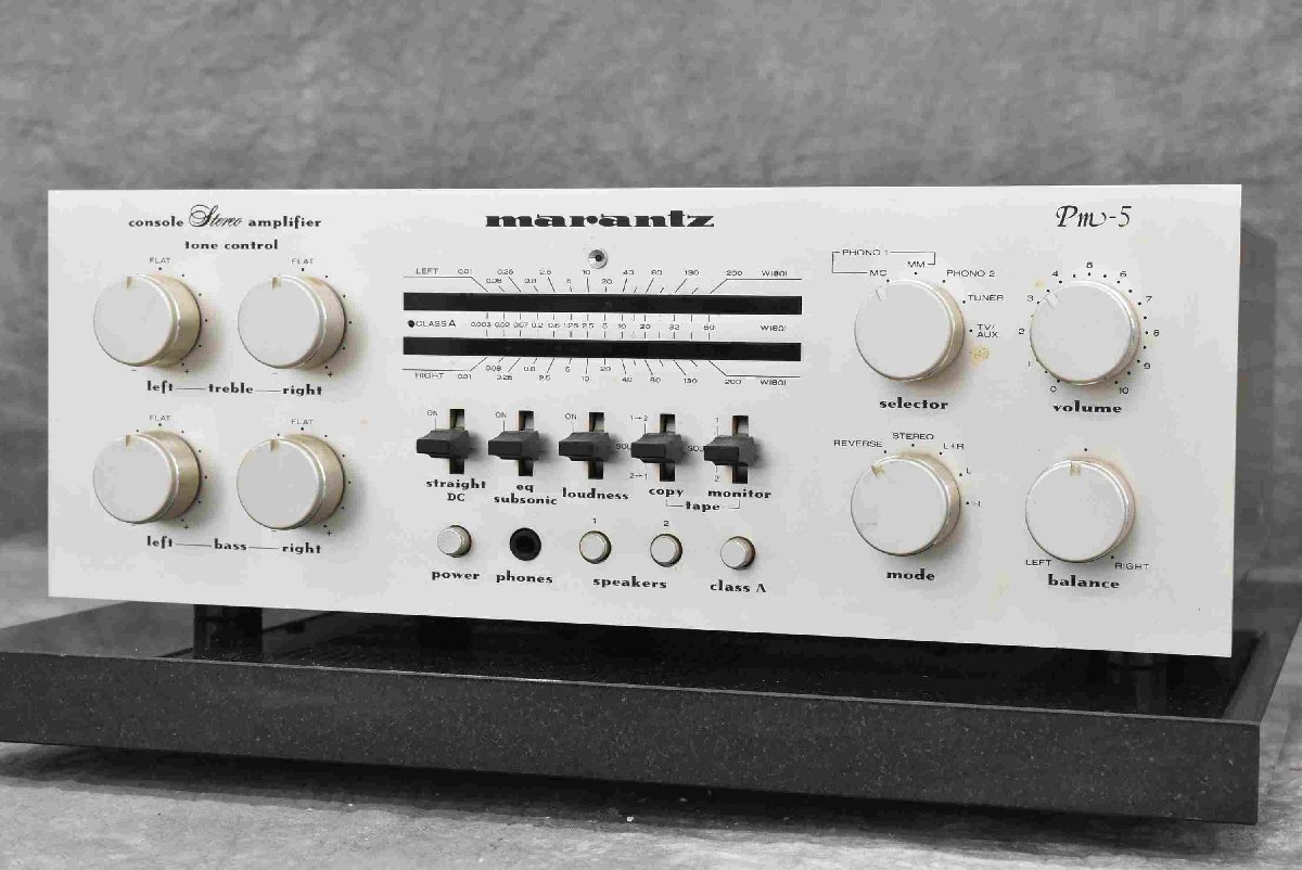 F☆marantz マランツ PM-5 プリメインアンプ ☆難あり品☆