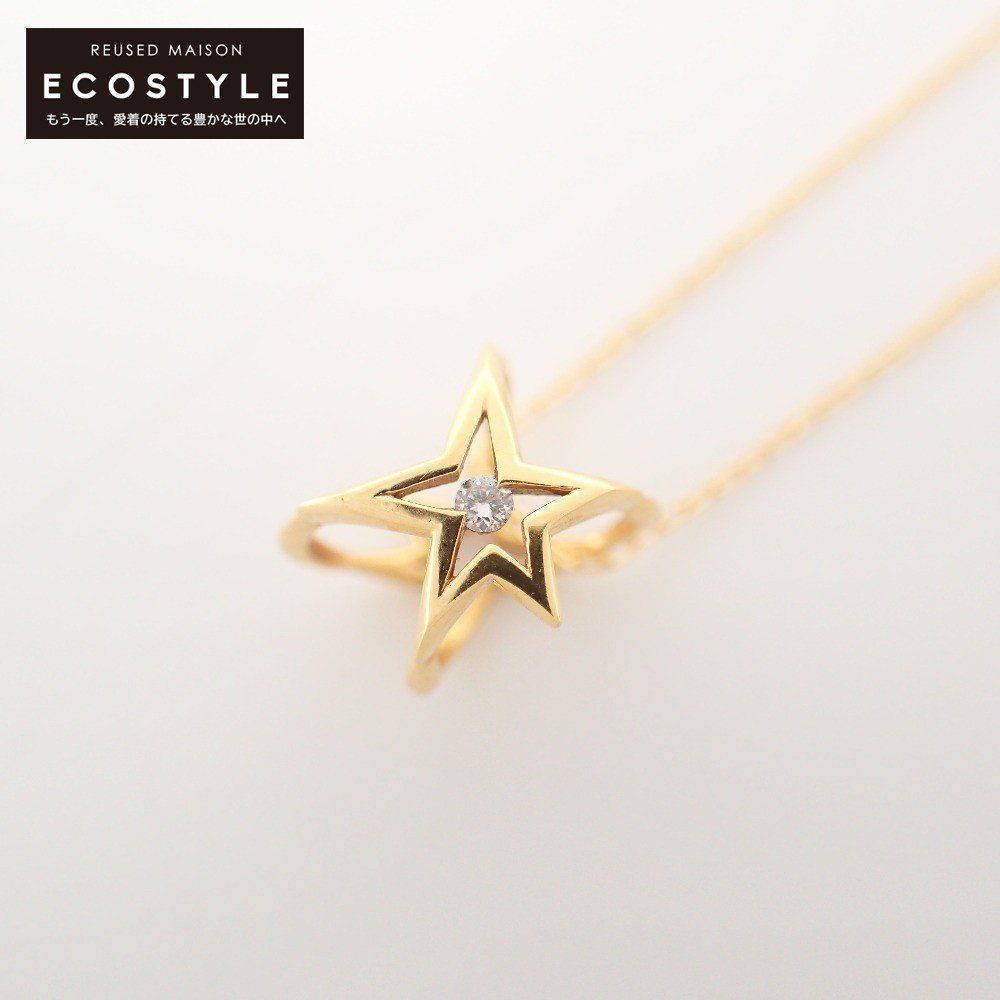 STAR JEWELRY k18ネックレストップ 【美品】STAR JEWELRY スター