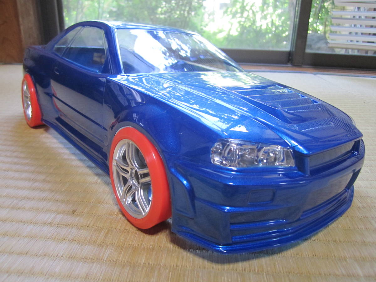送料込み 新品 未使用 タミヤ GT-R 34 Z-tune ラジコン 1/10 ボディ BODY TAMIYA インナーライトパーツ 付属 最安提供 スカイライン 大人気