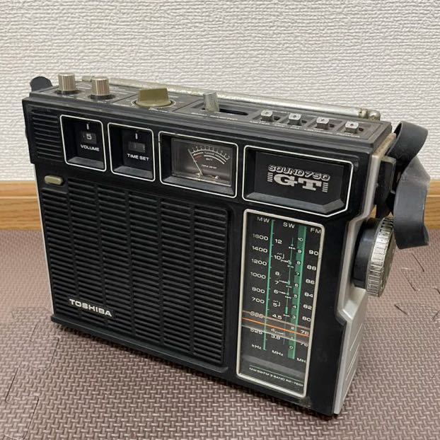 TOSHIBA IC RADIO MW SW FM 3BAND RP-760F昭和レトロ ラジオSOUND750 GT 現状品