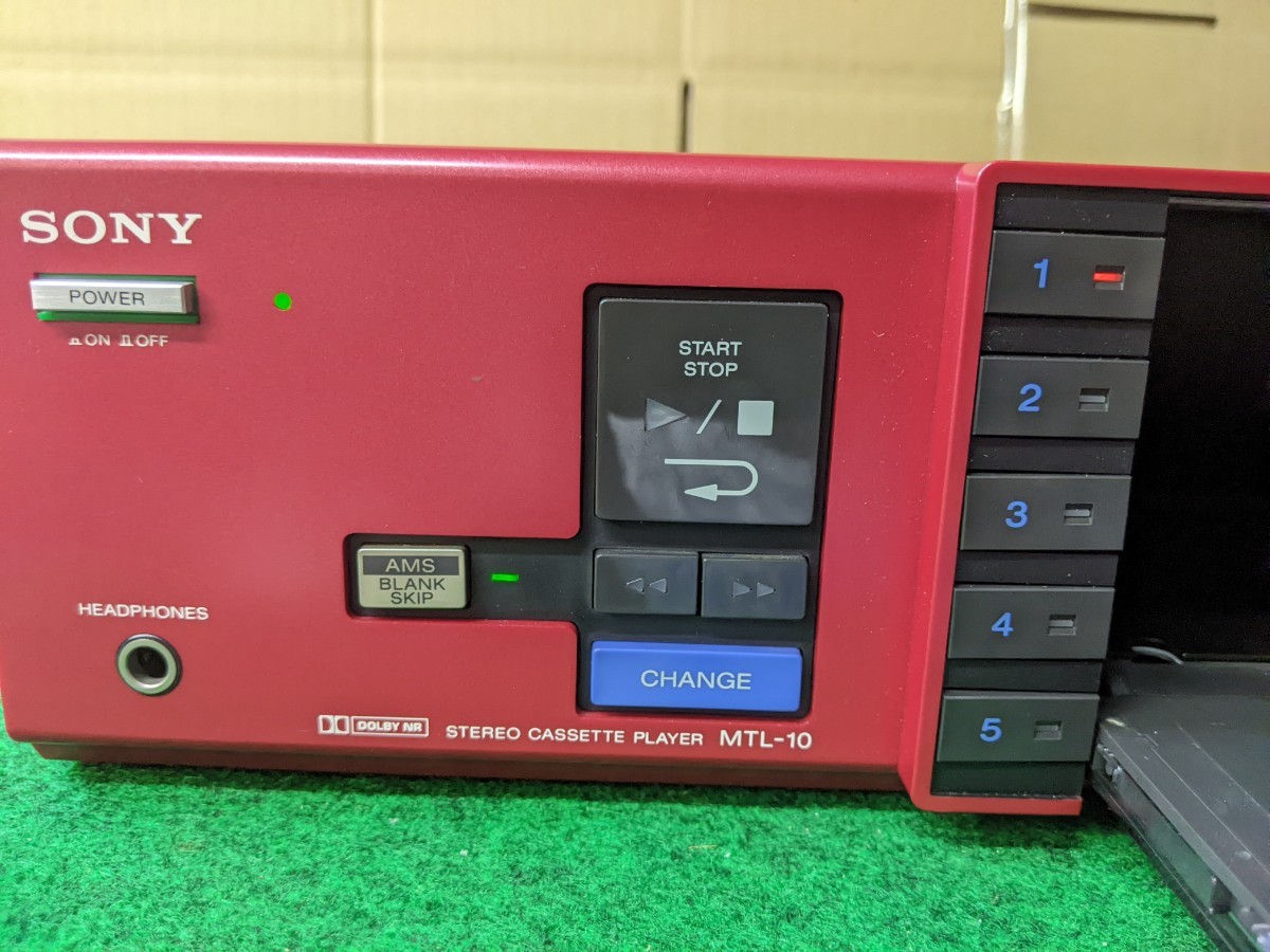 訳あり SONY ソニー MTL-10 SONY レッド ステレオ カセット 訳あり SONY ソニー MTL-10 SONY レッド ステレオ カセット