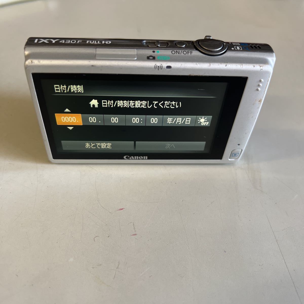 Canon IXY 430F PC1881 デジタルカメラ 簡単動作確認