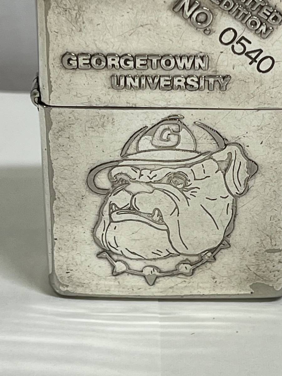 ZIPPO GEORGETOWN UNIVERSITYシリアル入り 94年製｜生活家電
