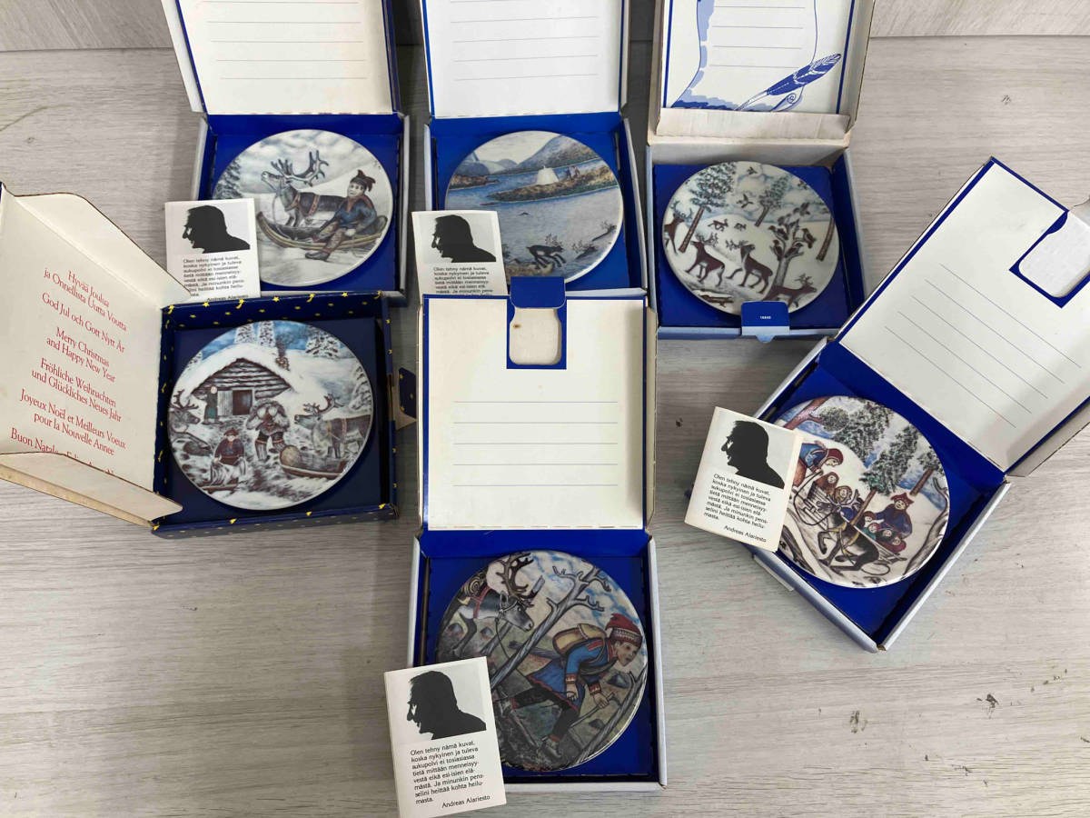 廃盤】ARABIA ムーミン ウォールプレート 2枚 セット 廃盤品】ARABIA