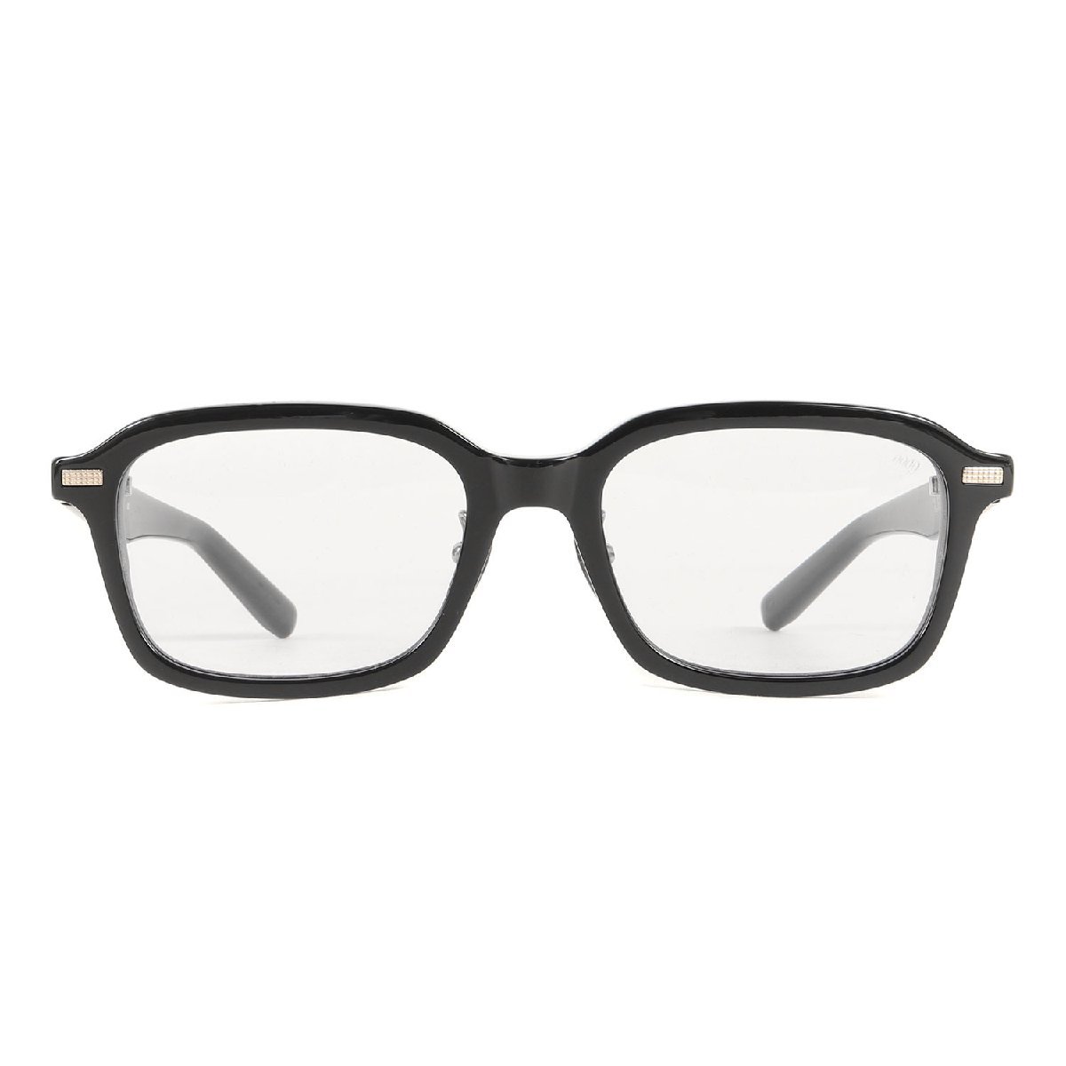 999.9/Four Nines フォーナインズ 20AW LEON 20周年 コラボモデル スクエアセルフレーム メガネ NP-L20 眼鏡 アイウェア ブラック 日本製