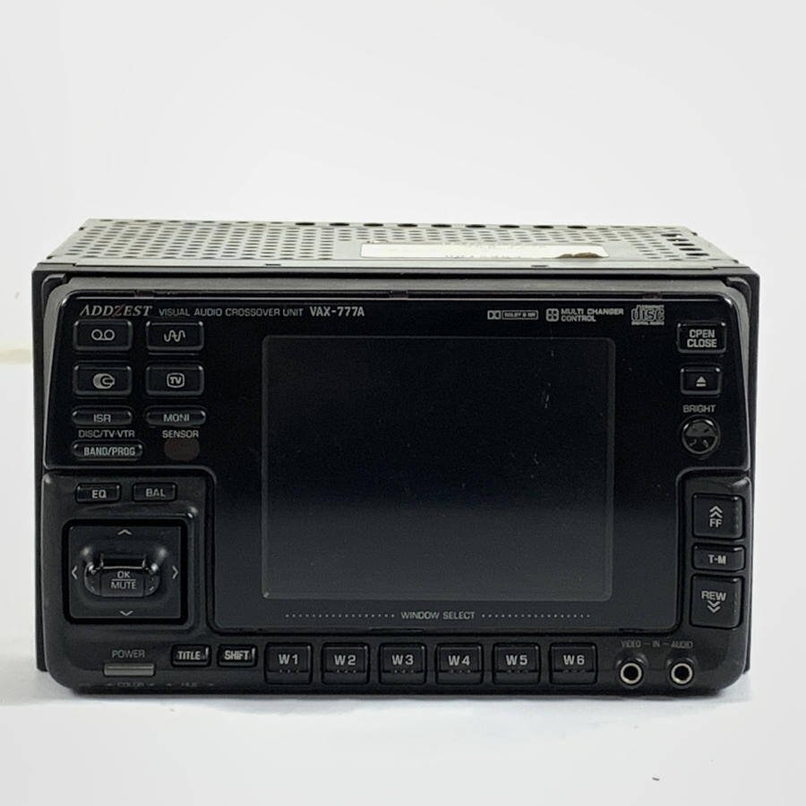 ADDZEST アゼスト VAX-777A TV カーステ テープ○ジャンク品