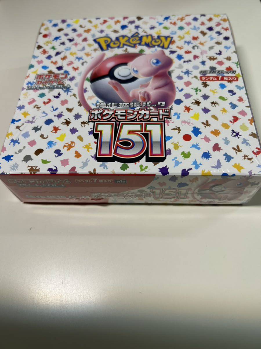 ポケカ　ポケモンカード１５１　シュリンク付き・未開封BOX ポケモンカード151シュリンク付き1BOX ポケモンカード151 シュリンク