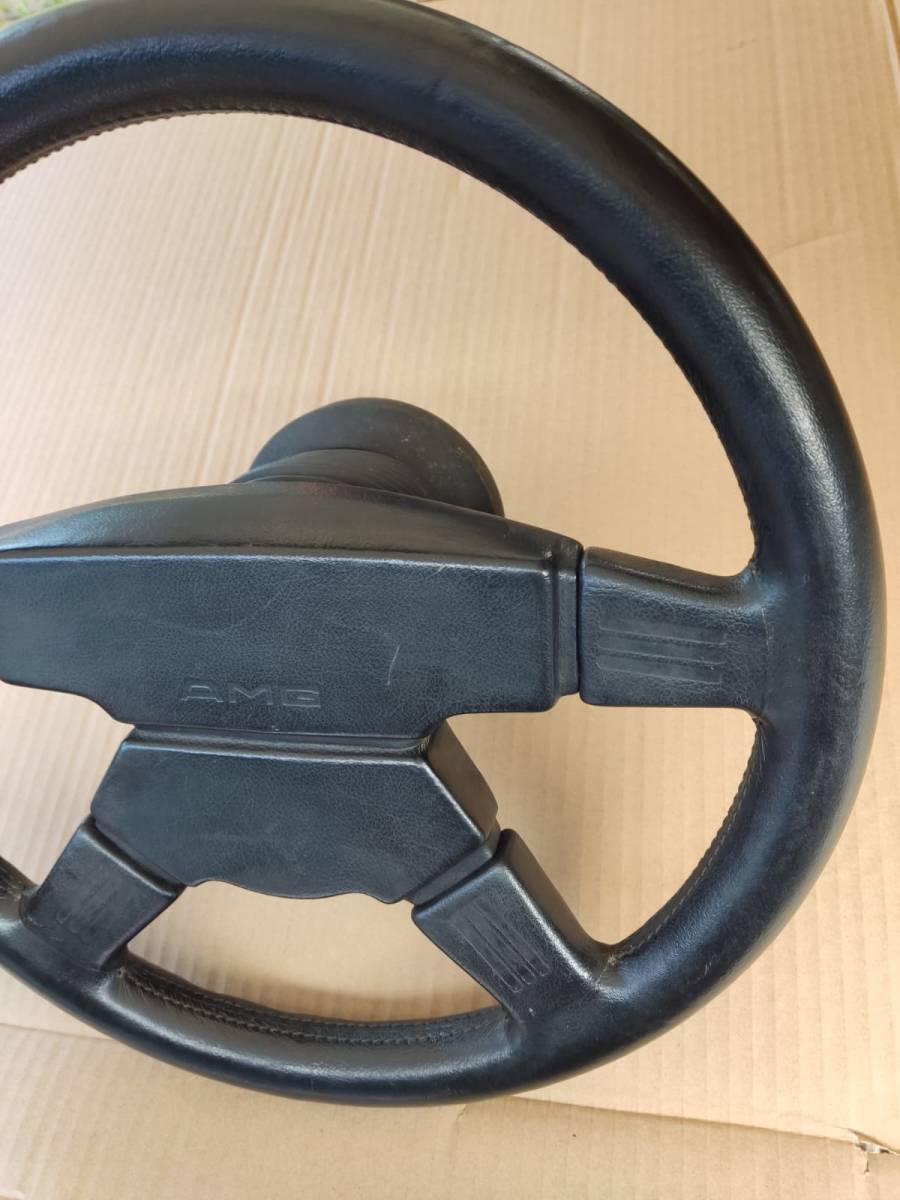 当時物 MOMO モモ AMG TYP M38 ステアリングMercedesBenz ベンツ W123