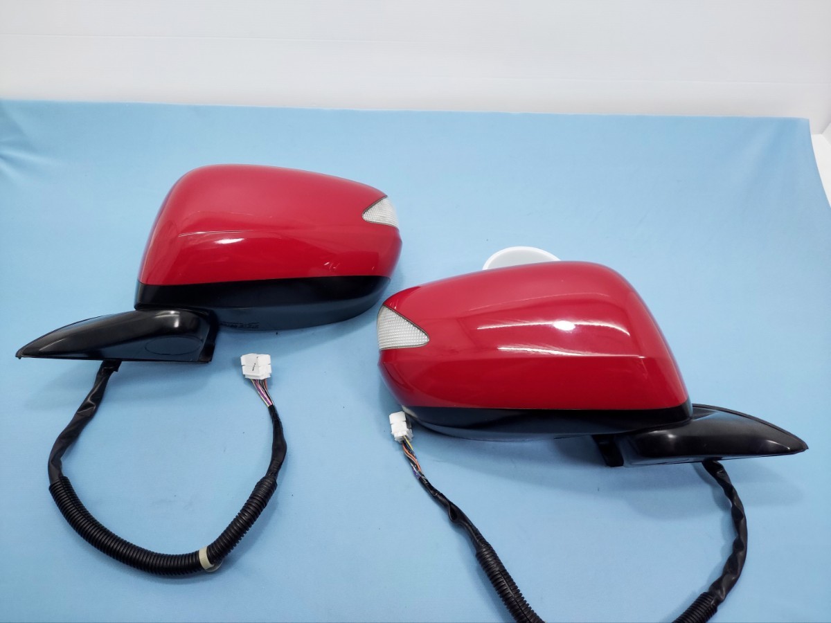 GP1 GE6 GE8 フィット ドアミラー 左右セット 動作確認済み 赤 レッド R81 11ピン 11P サイド ウインカー 23年式 RS ハイブリッド M2