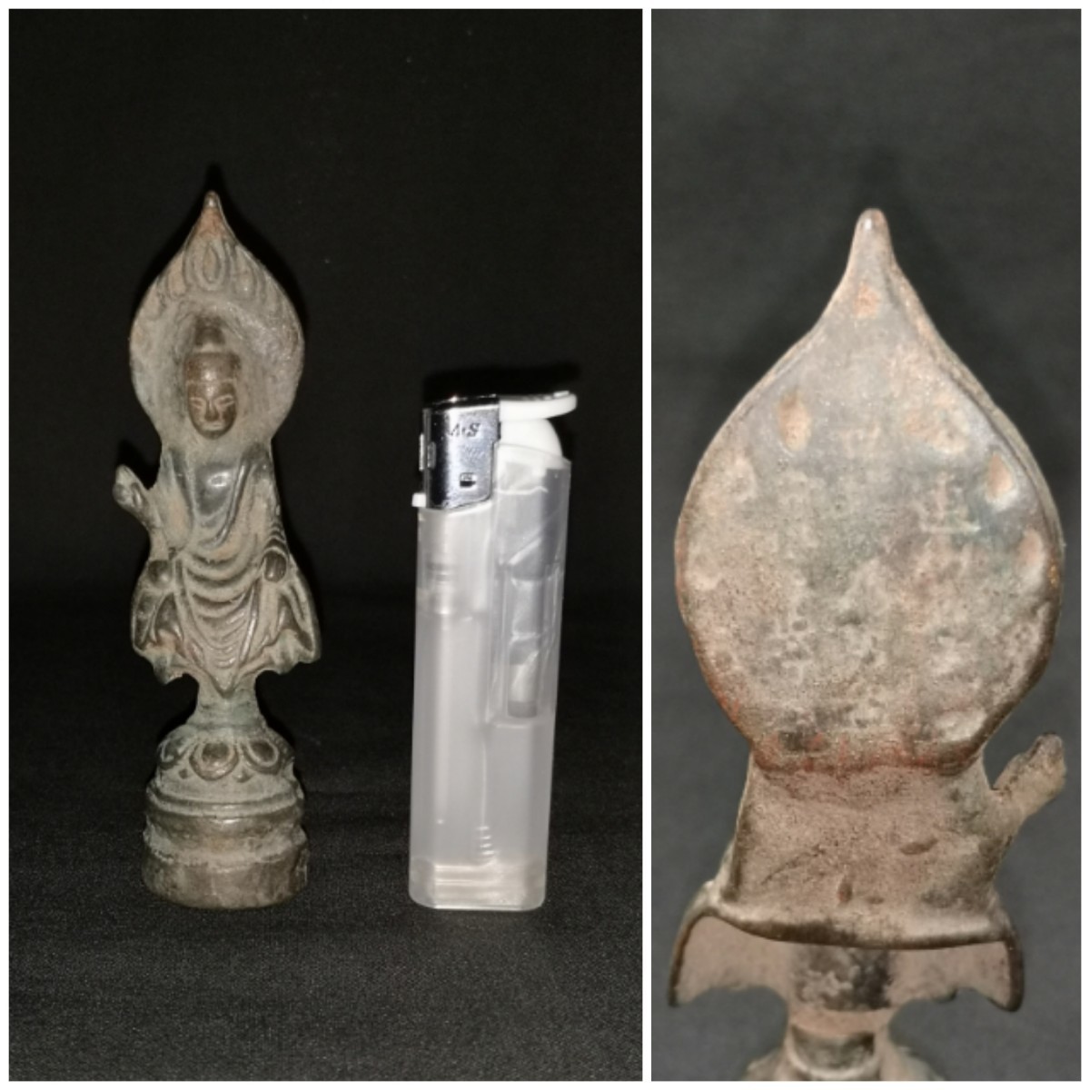 中国古玩 仏像 仏教美術 銅製 唐物 古銅造 骨董品 公式通販 明時代