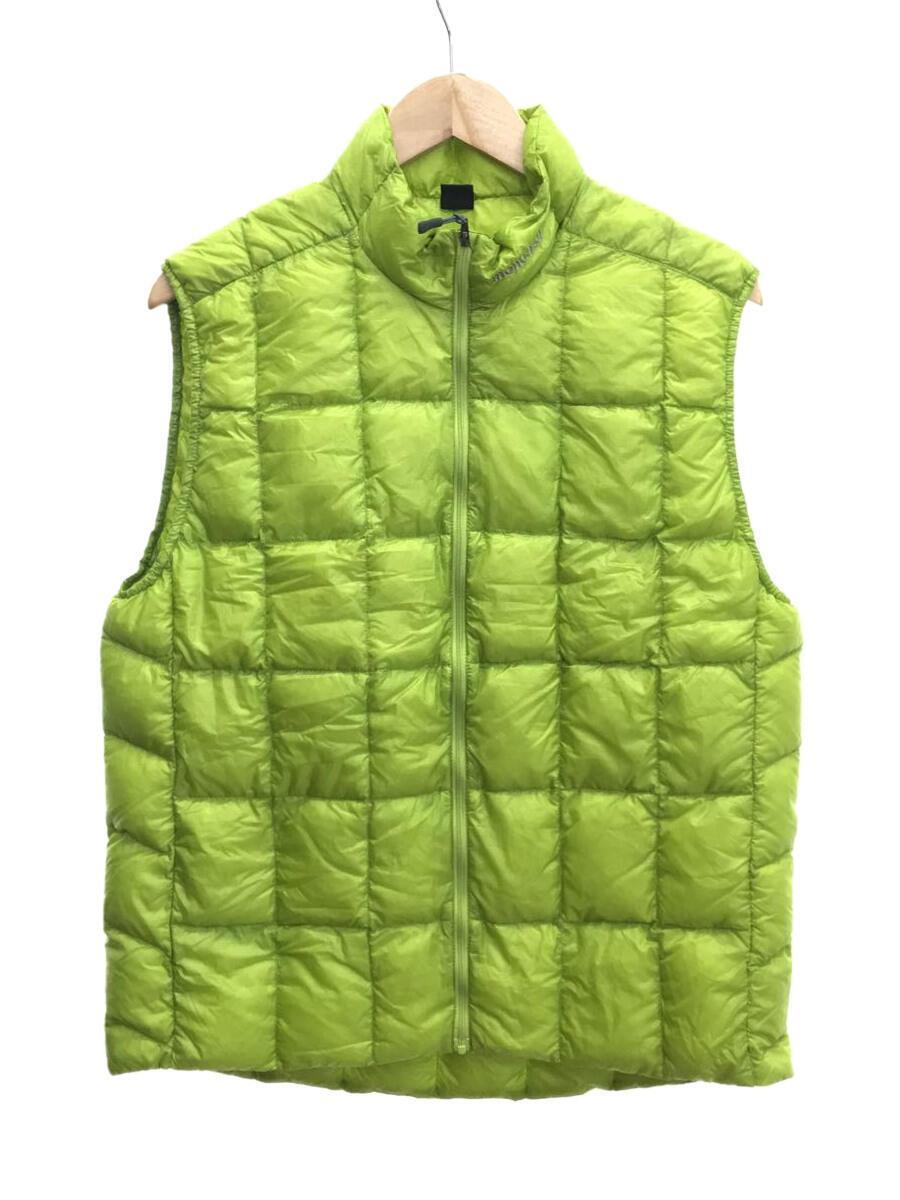 mont-bell◆EXライト ダウンベスト/L/ナイロン/GRN/1101366