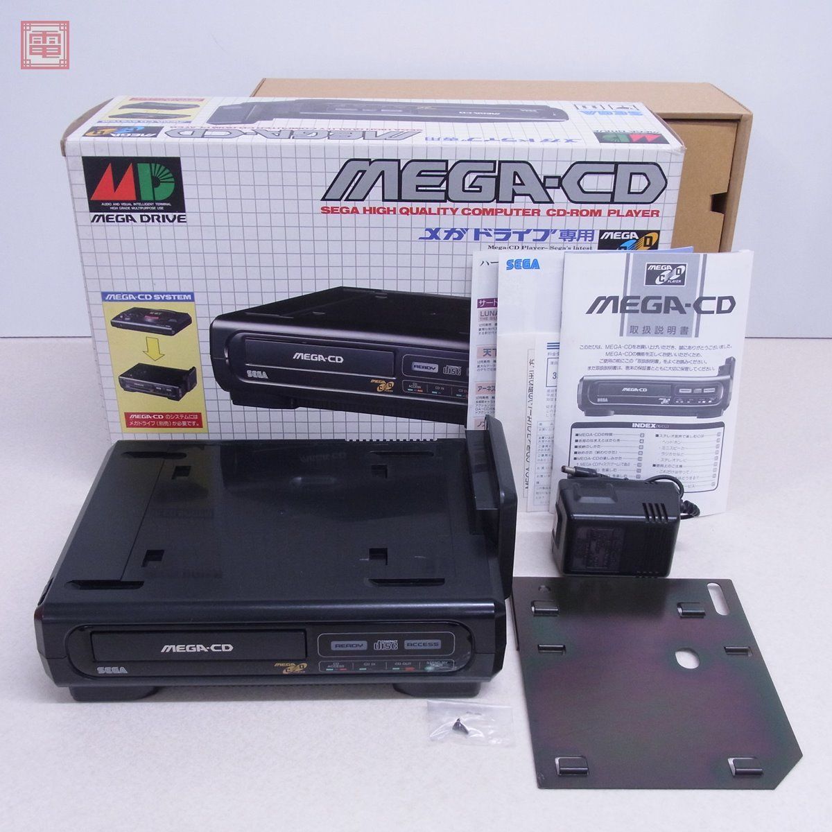 MD メガCD 本体 HAA-2910 MEGA-CD セガ SEGA 箱説付 通電不可 ジャンク