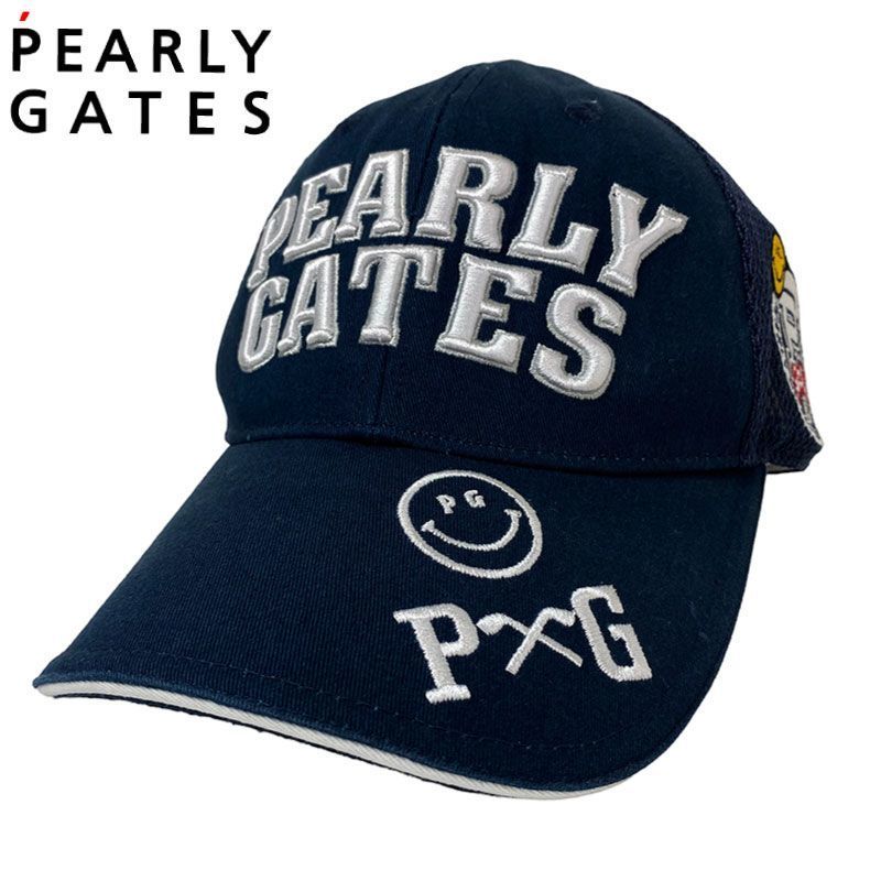 PEARLY GATES パーリーゲイツ メッシュキャップ ネイビー 2307-CB-7781