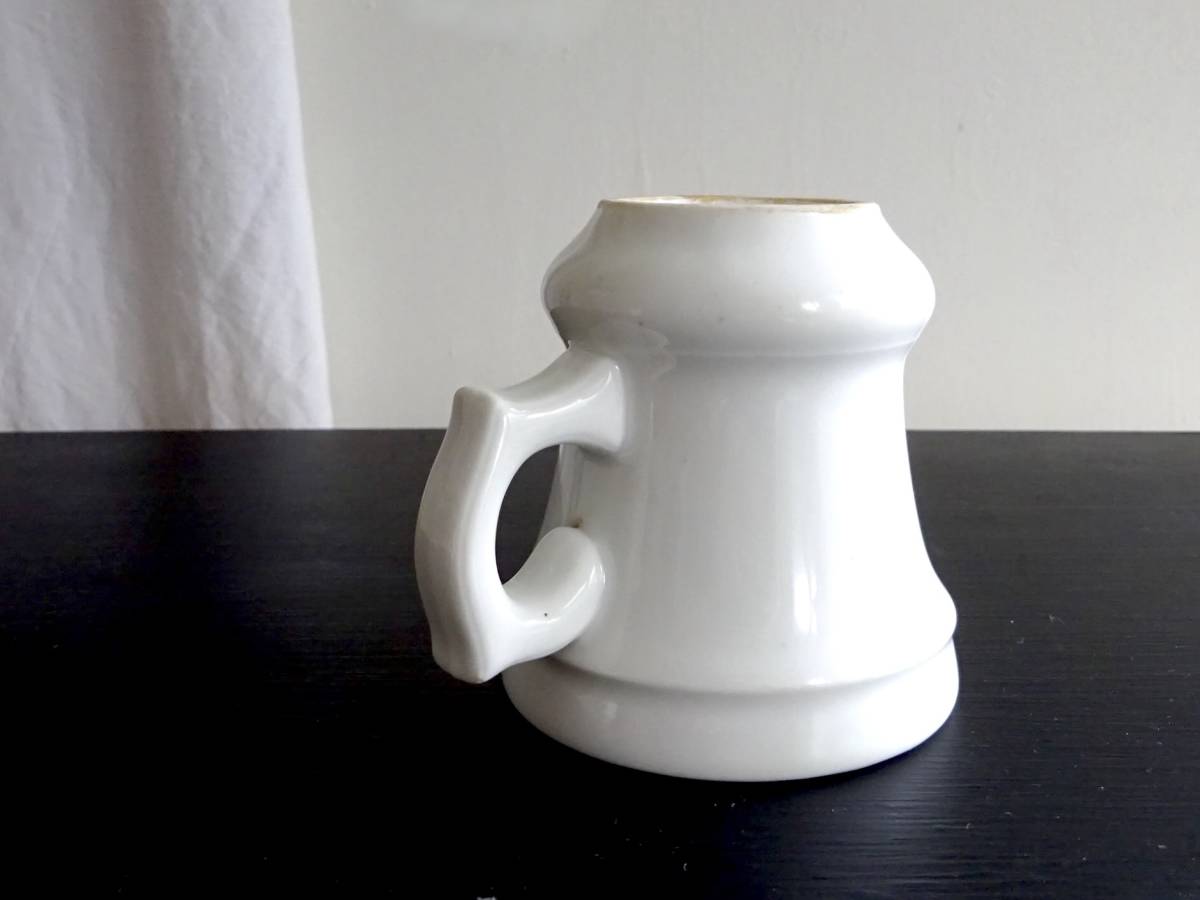 19世紀-20世紀初期 フランス 白磁 ブリュロカップ 器 皿 焼物 鉢 飾皿 陶器 民藝 骨董 古道具 美術 縫製 アンティーク 