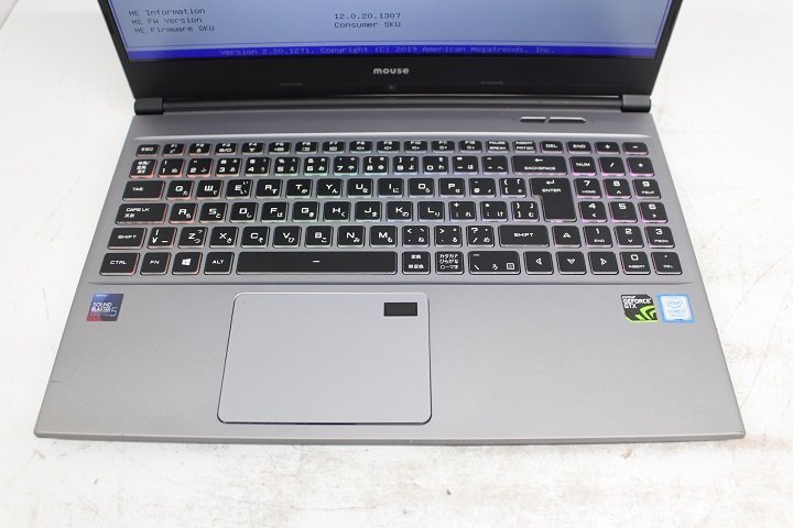 現状 DAIV-NG5520M1-M2S5 / 第9世代 Core i7 9750H /32GB/GeForce GTX