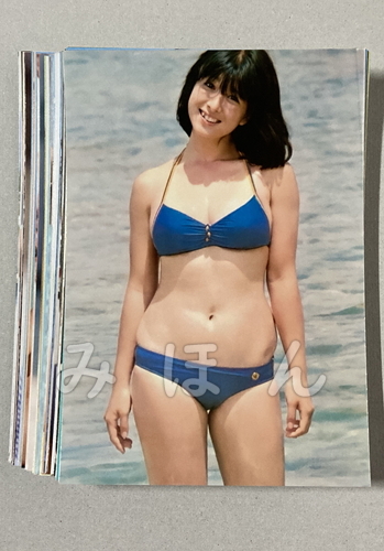 ◎　河合奈保子【B】　昭和アイドル　L判　写真　50枚セット