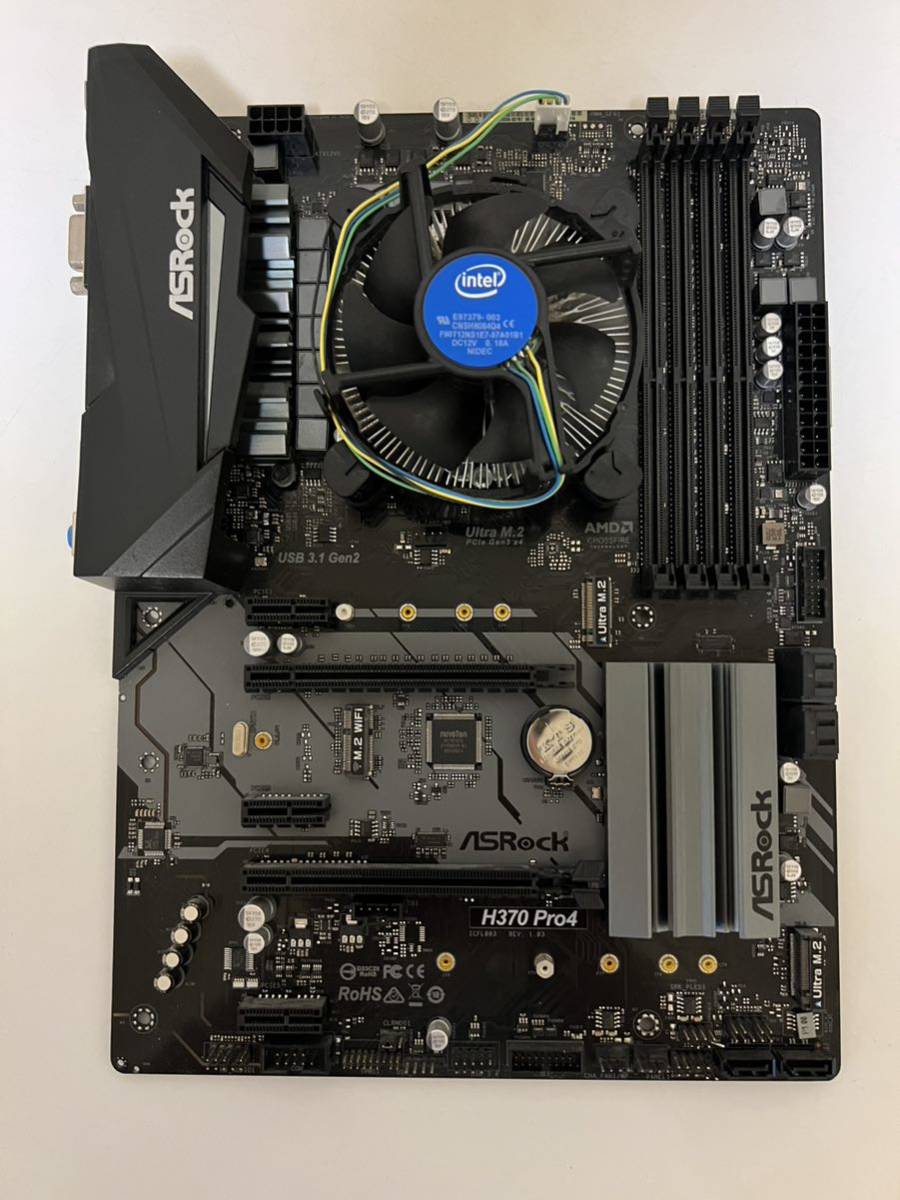 Asrock H370 Pro4 + Core i5 8400 H370 Pro4 ASRock ジャンク i7 マザボ