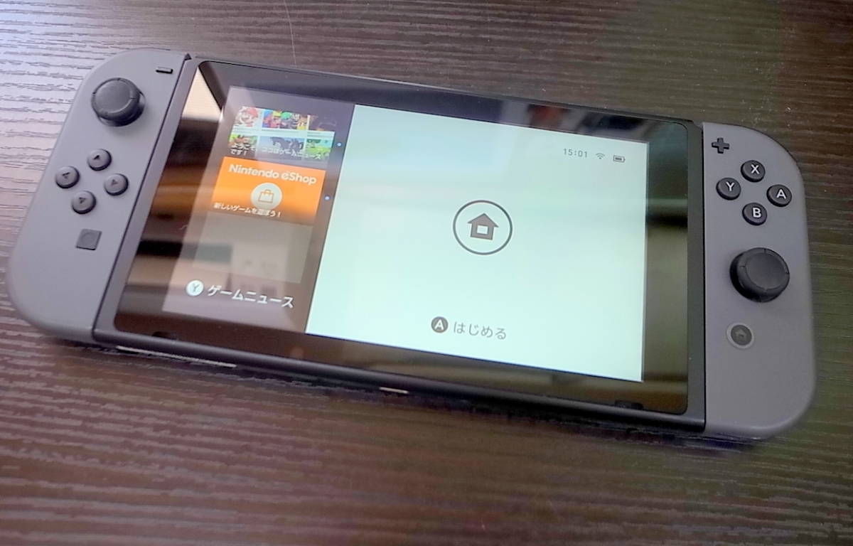 ☆Nintendo/任天堂スイッチ☆ニンテンドー スイッチ☆HAC-001☆グレー☆動作確認・初期化済☆ 