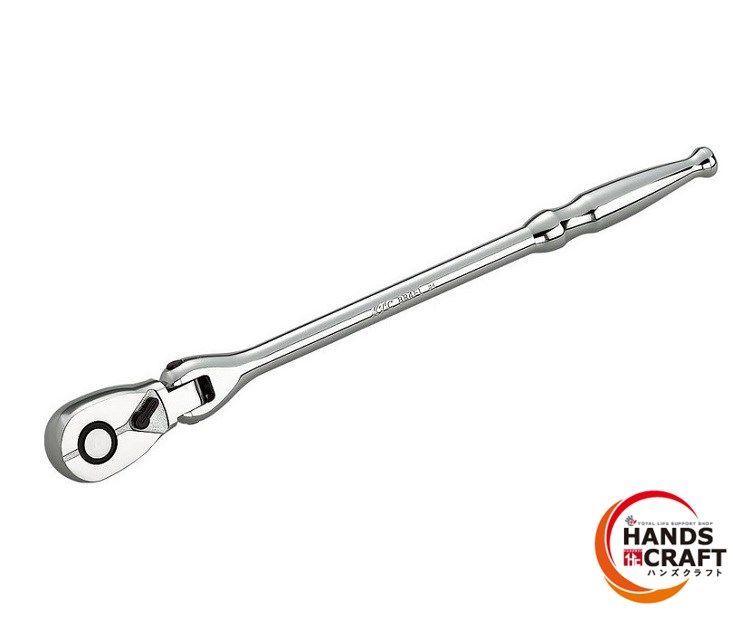 ★ KTC 1/2 12.7sq. フレックスロングラチェットハンドル 未使用 保管品(画像参照) BR4FL 首振り 京都機械工具 (2)
