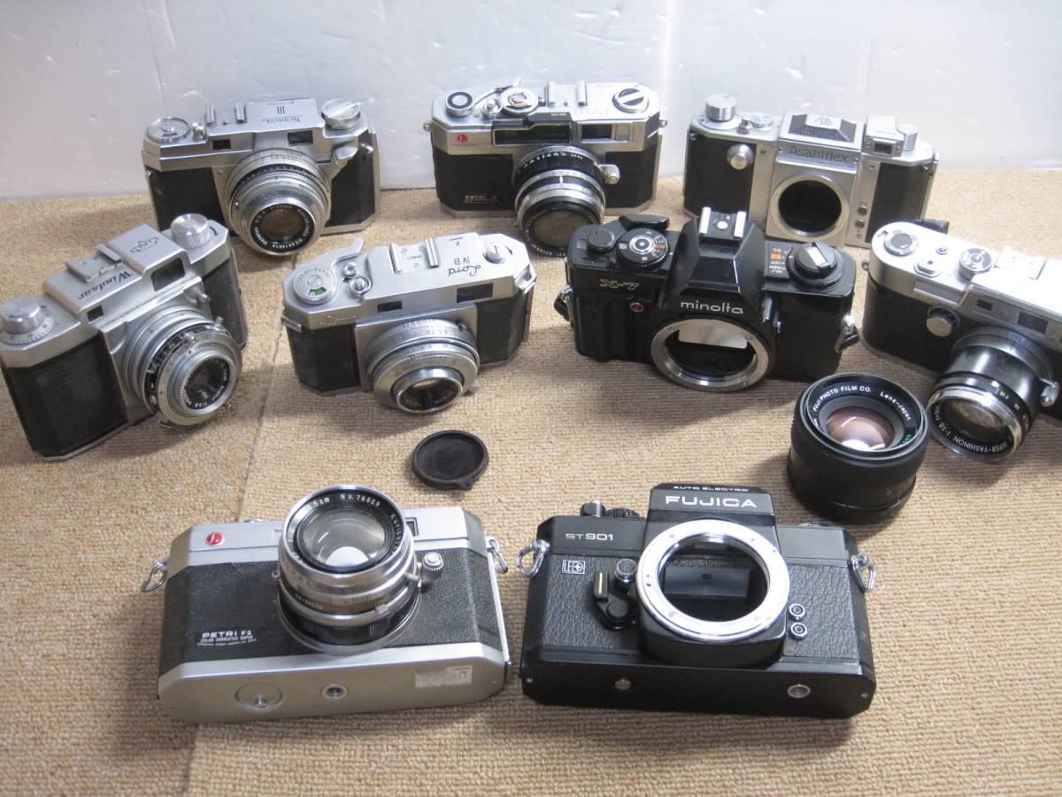 X-7 minolta MINOLTAのカメラとレンズの広告を記録に残しておく（