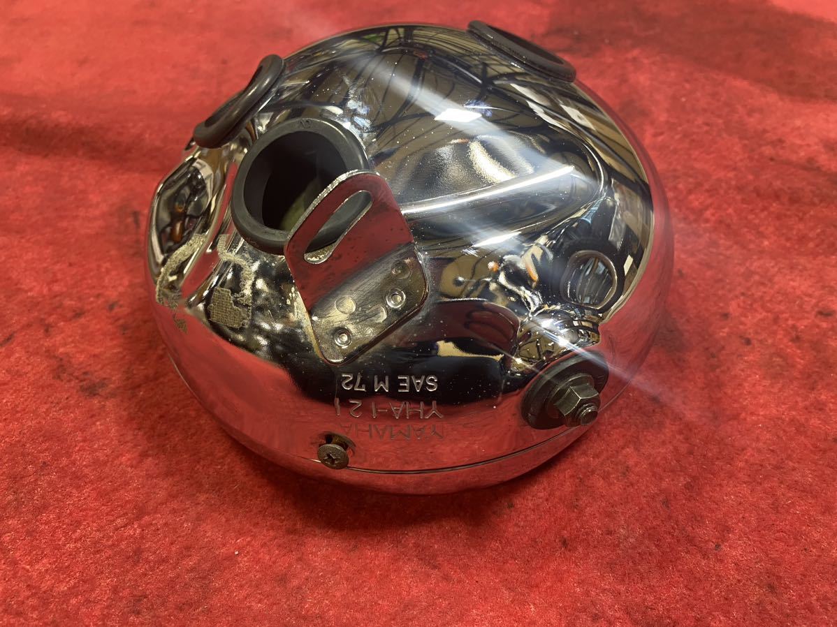 ヤマハ SR400 純正ヘッドライト YHA-121 SAE M72 ガラスヘッドライト 