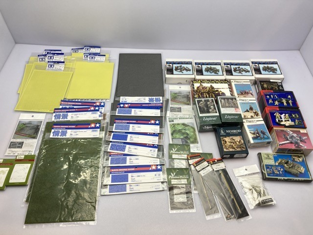 TaHK HOBBYFAN ホビーファン アルパイン など ミリタリーフィギュア 情景パーツまとめて ※まとめて取引・同梱不可 [38-3873]