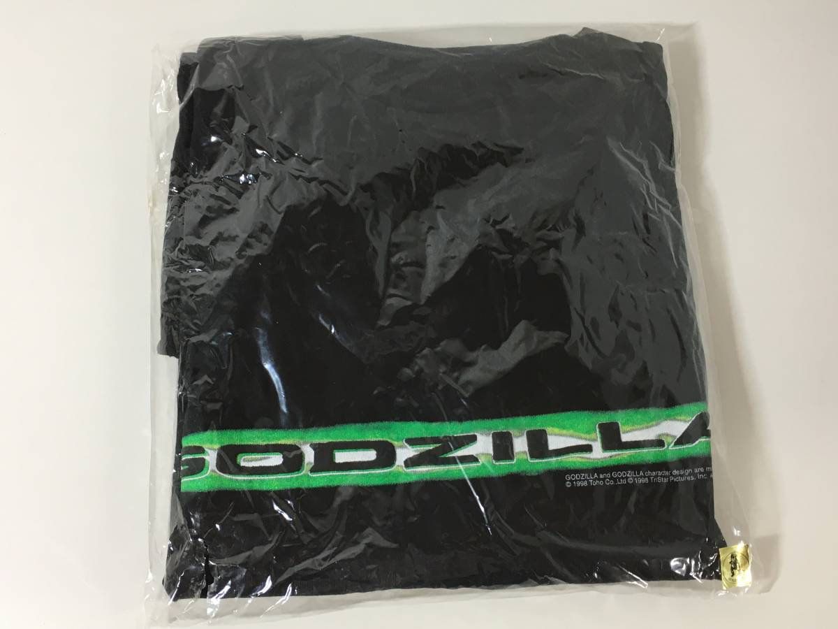 未使用】 1998年 GODZILLA ハリウッド ゴジラ Tシャツ Lサイズ ロゴ 